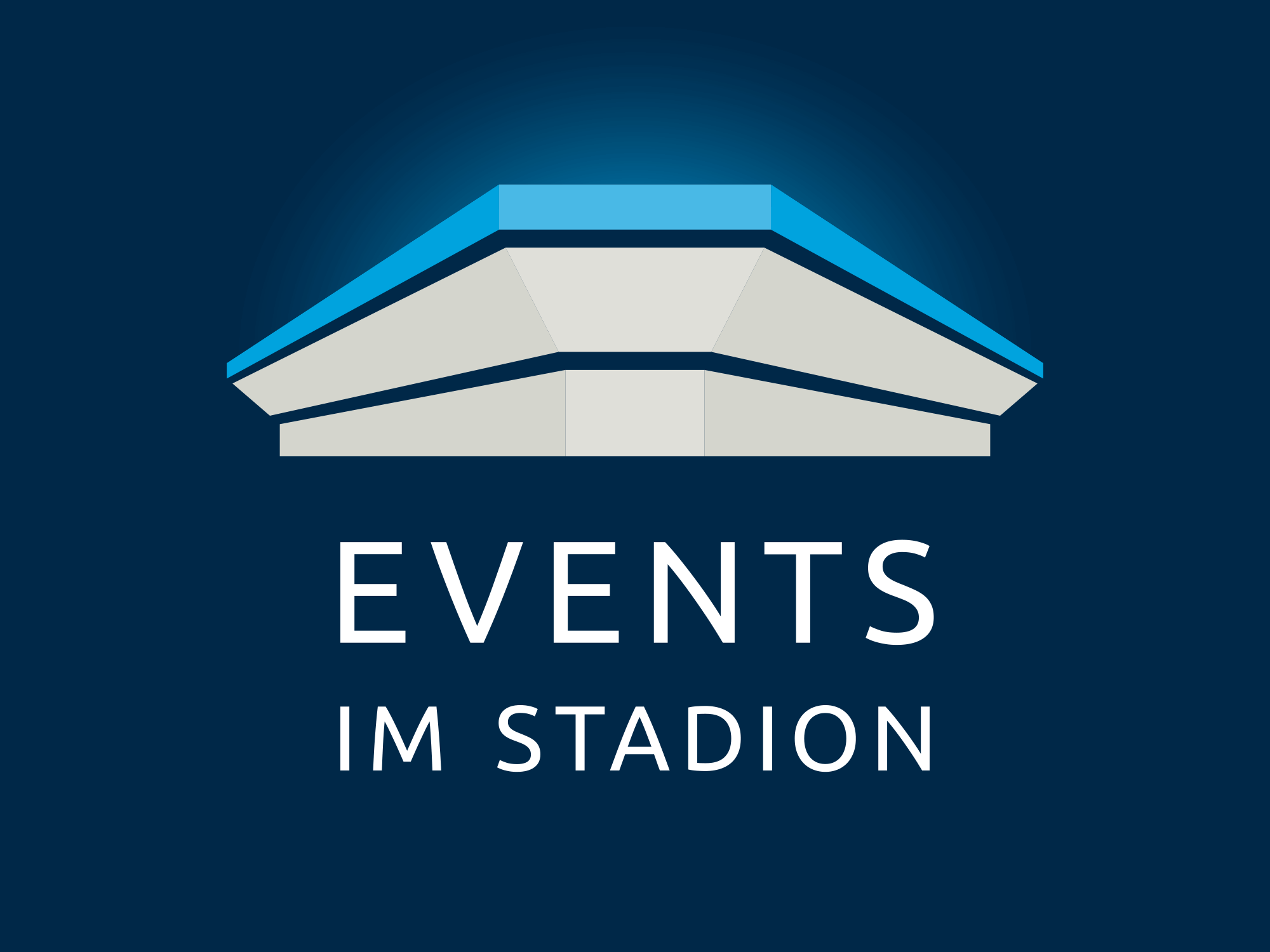 Logo Events im Stadion